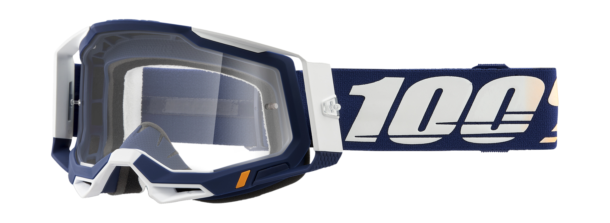 100% Motocross Goggle Racecraft 2 Concordia - Clear