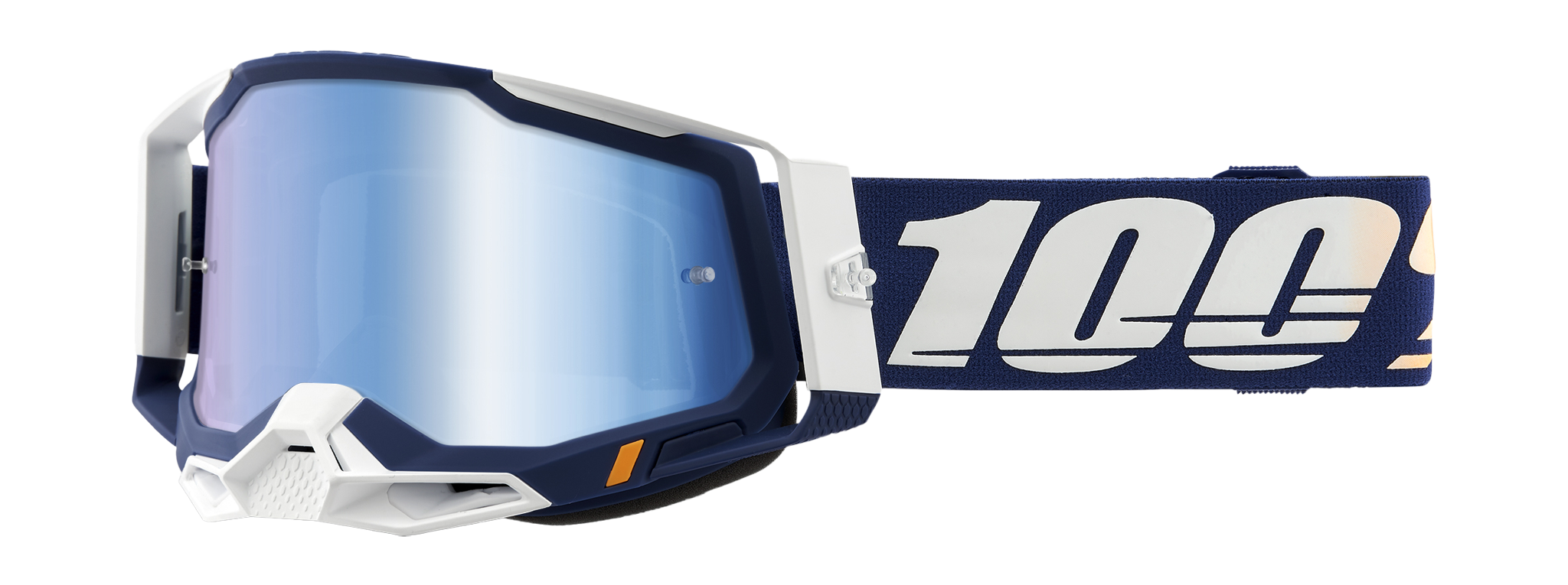 100% Motocross Goggle Racecraft 2 Concordia - Mirror Blue
