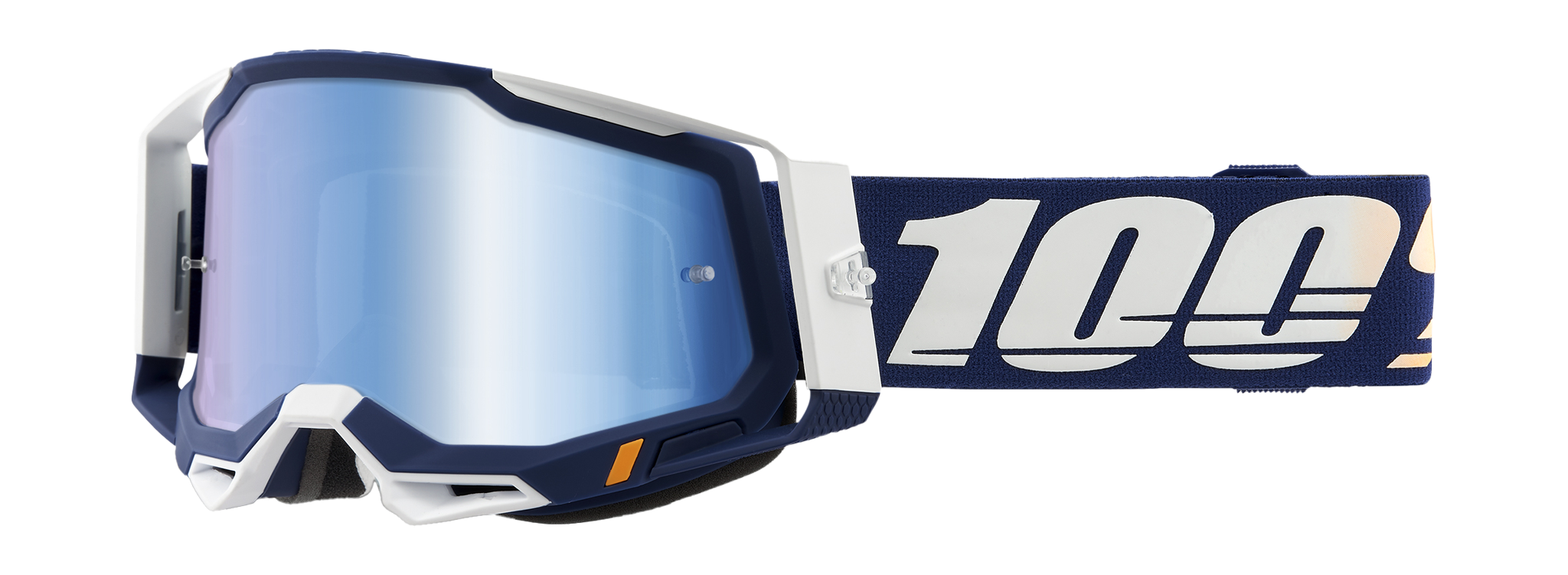 100% Motocross Goggle Racecraft 2 Concordia - Mirror Blue