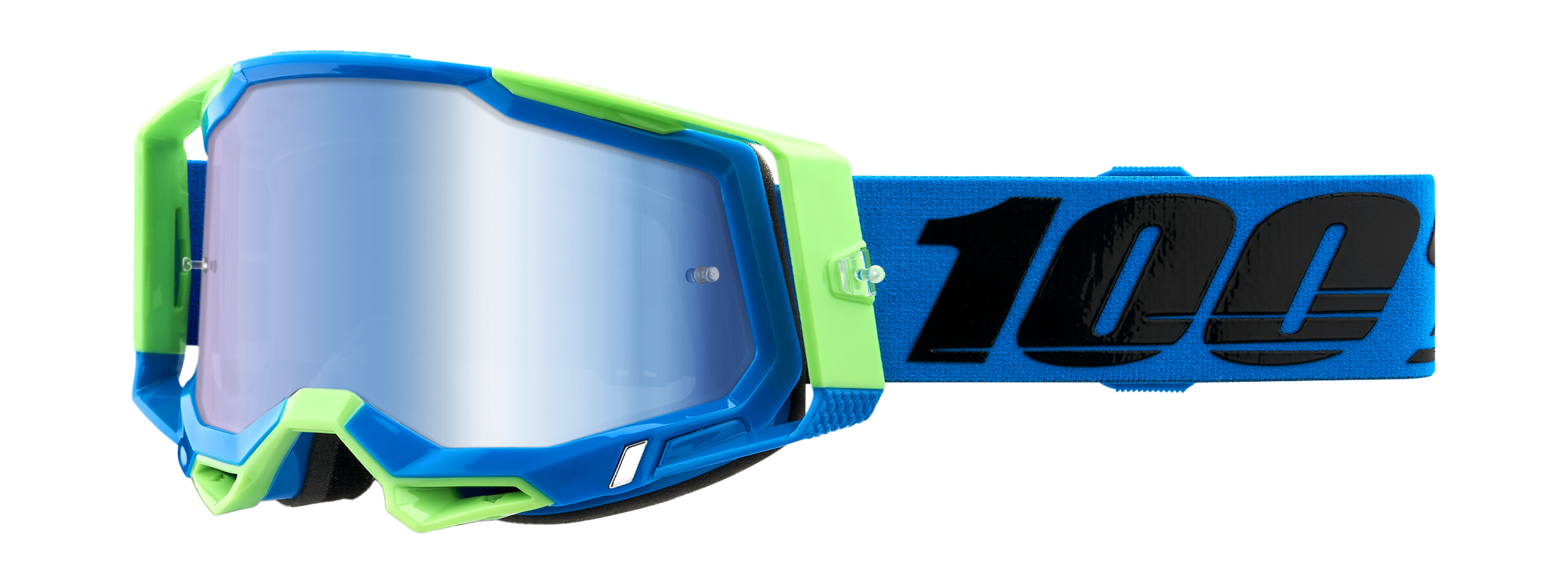 100% Motocross Goggle Racecraft 2 Fremont - Mirror Blue