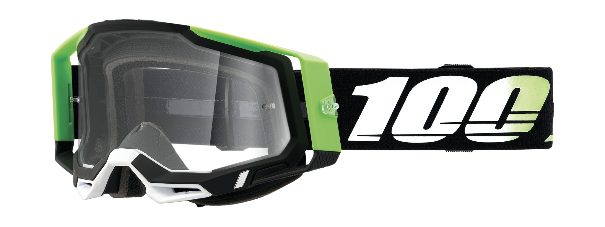 100% Motocross Goggle Racecraft 2 Kalkuta - Clear