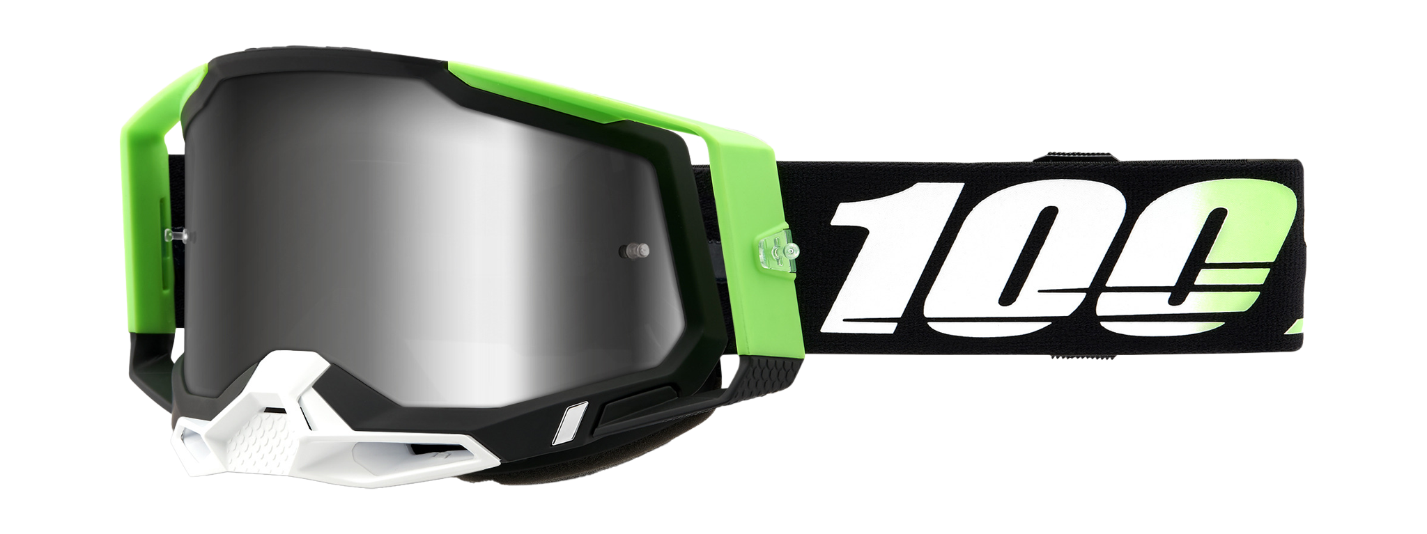 100% Motocross Goggle Racecraft 2 Kalkuta - Mirror Silver