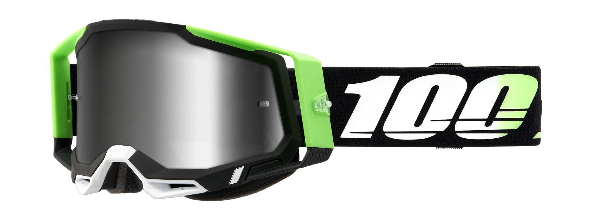 100% Motocross Goggle Racecraft 2 Kalkuta - Mirror Silver