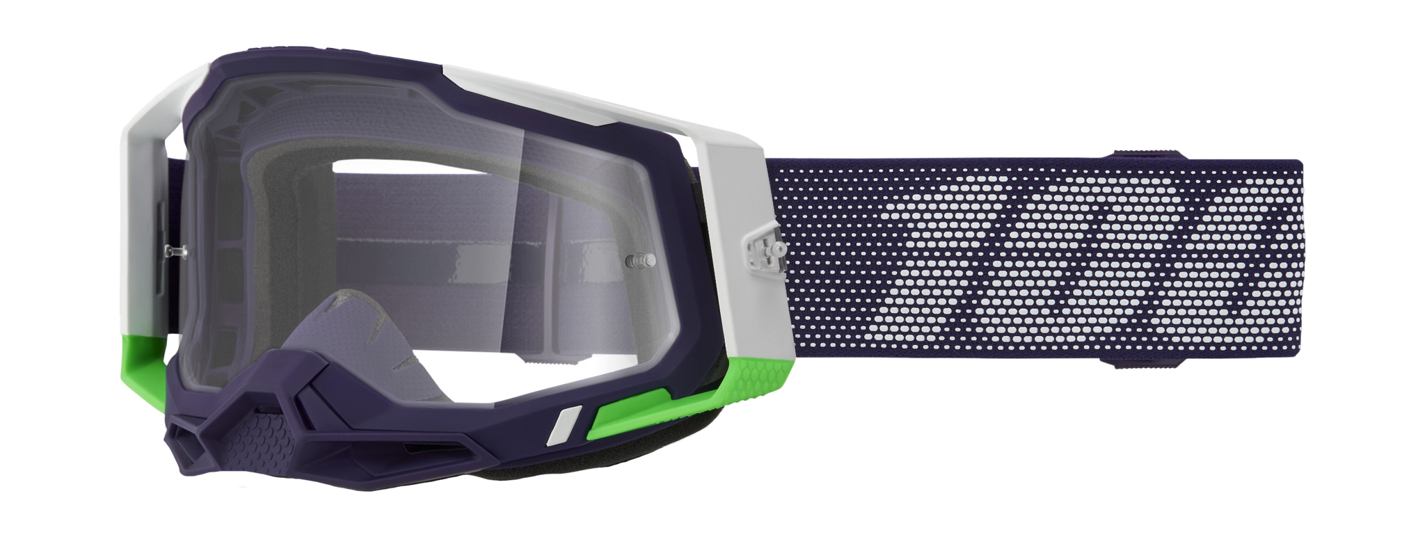 100% Motocross Goggle Racecraft 2 Krakov - Clear