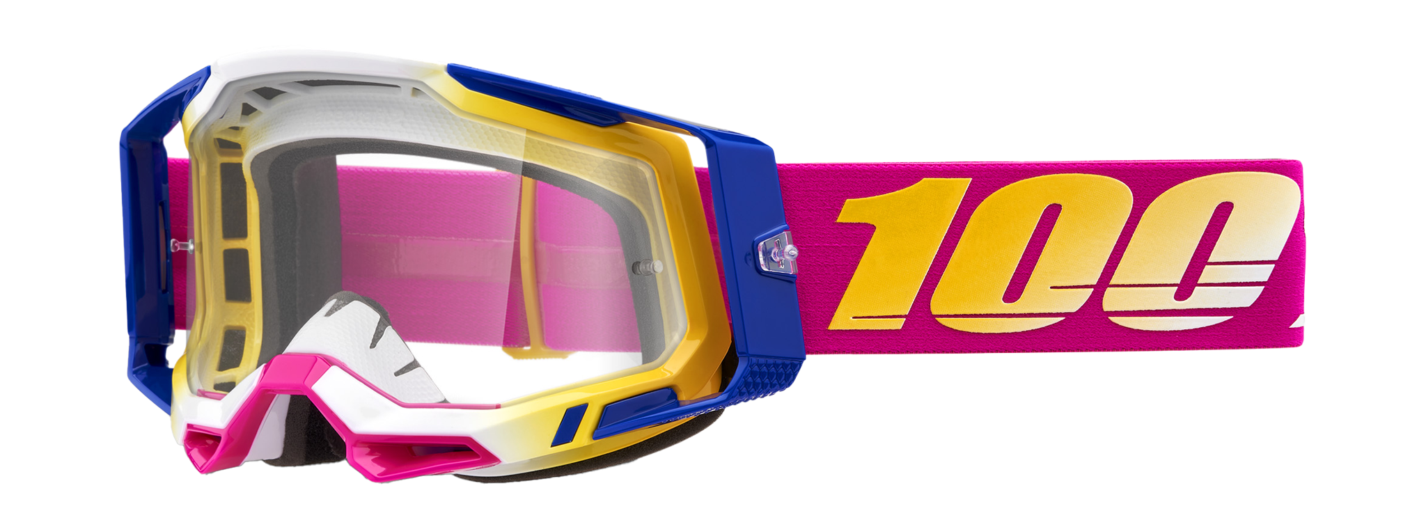 100% Motocross Goggle Racecraft 2 Mission - Clear