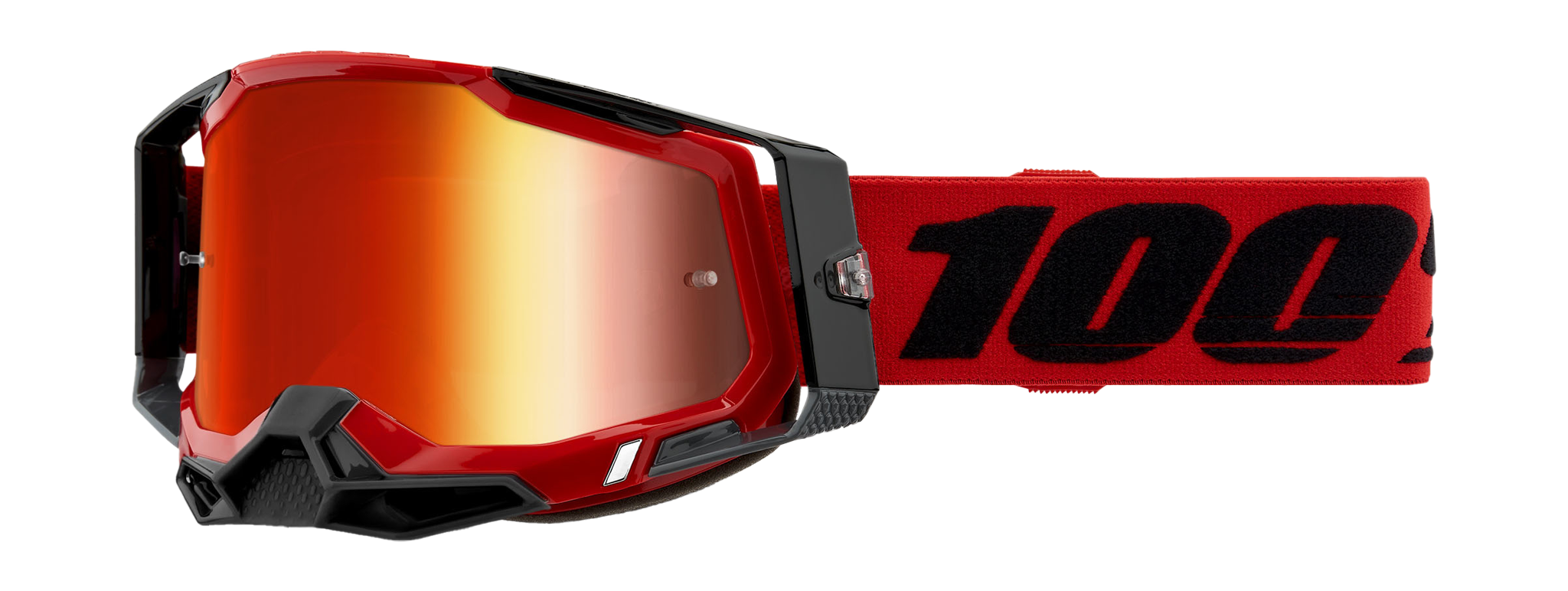 100% Motocross Goggle Racecraft 2 Red - Mirror Red