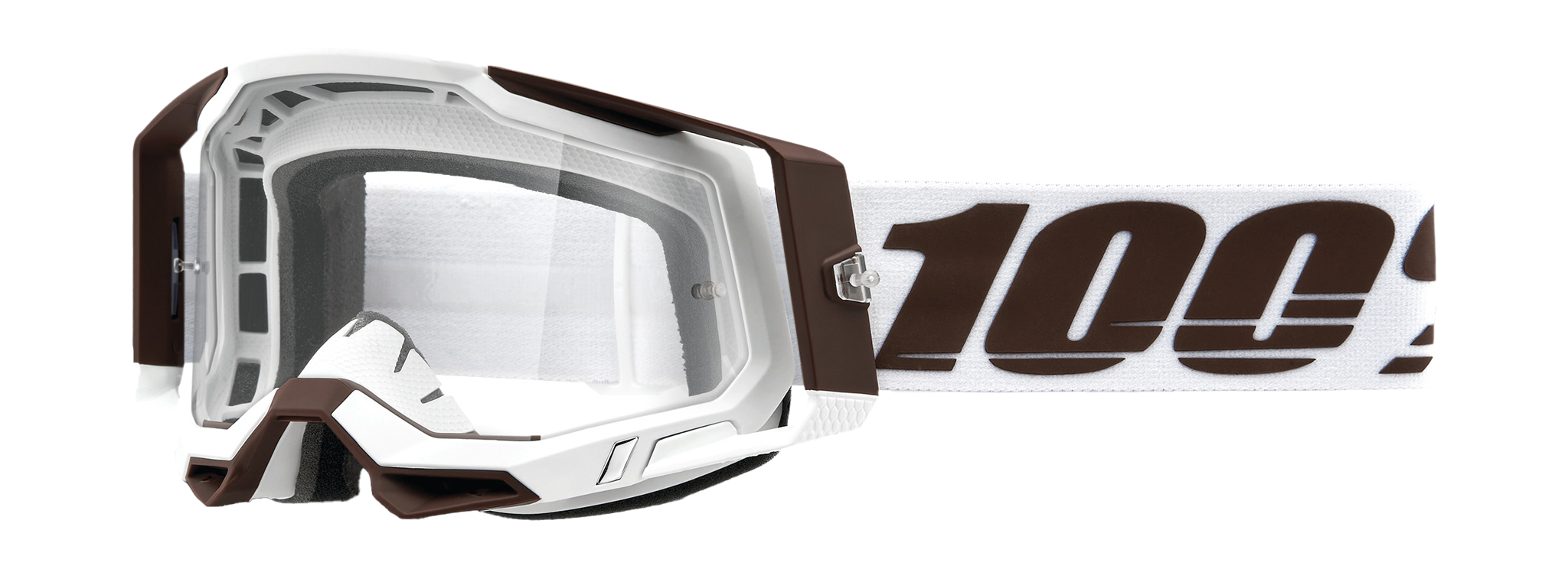 100% Motocross Goggle Racecraft 2 Snowbird - Clear