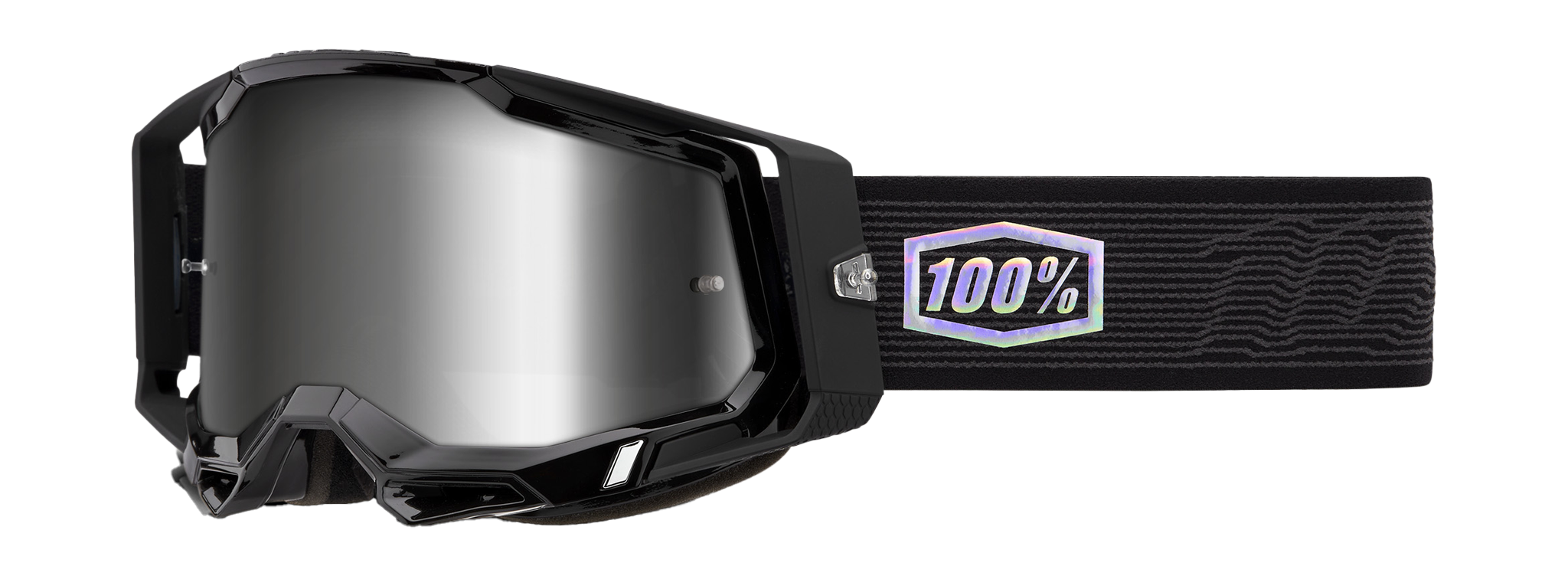 100% Motocross Goggle Racecraft 2 Topo - Mirror Silver