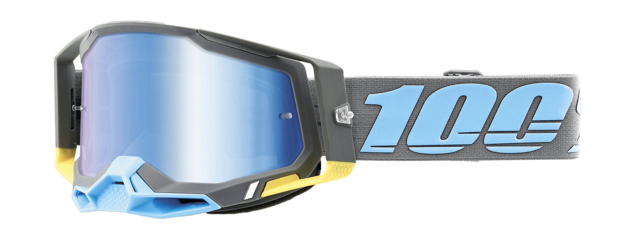 100% Motocross Goggle Racecraft 2 Trinidad - Mirror Blue