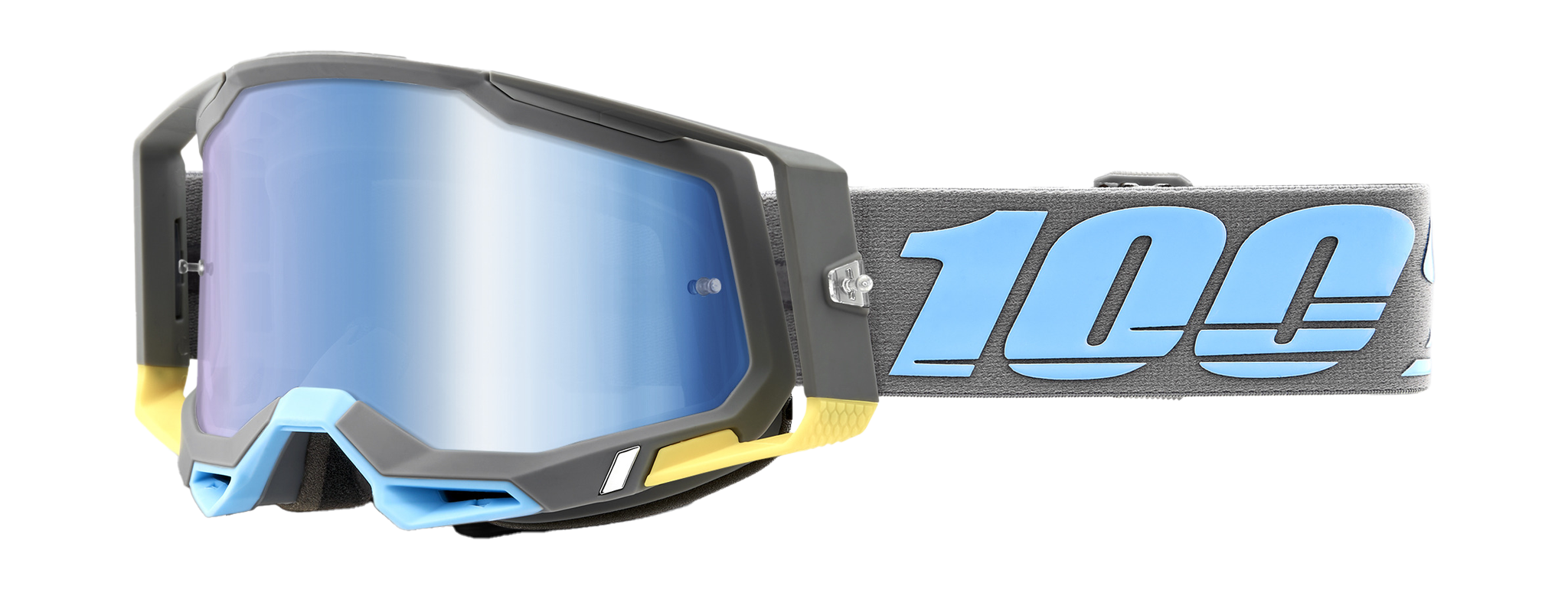 100% Motocross Goggle Racecraft 2 Trinidad - Mirror Blue