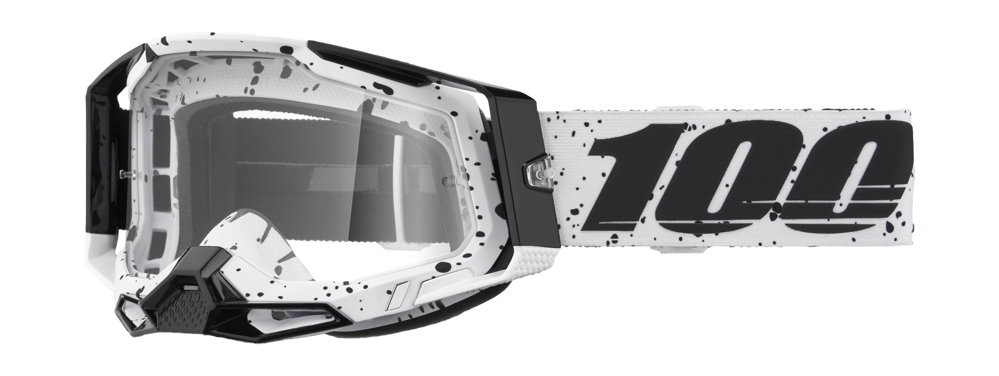 100% Motocross Goggle Racecraft 2 Trinity - Clear