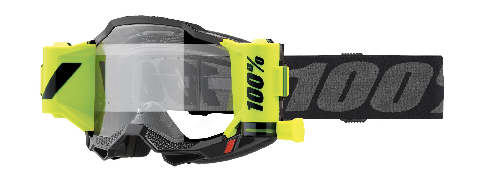 100% Motocross Goggle Roll-Off Accuri 2 Forecast Black - Clear