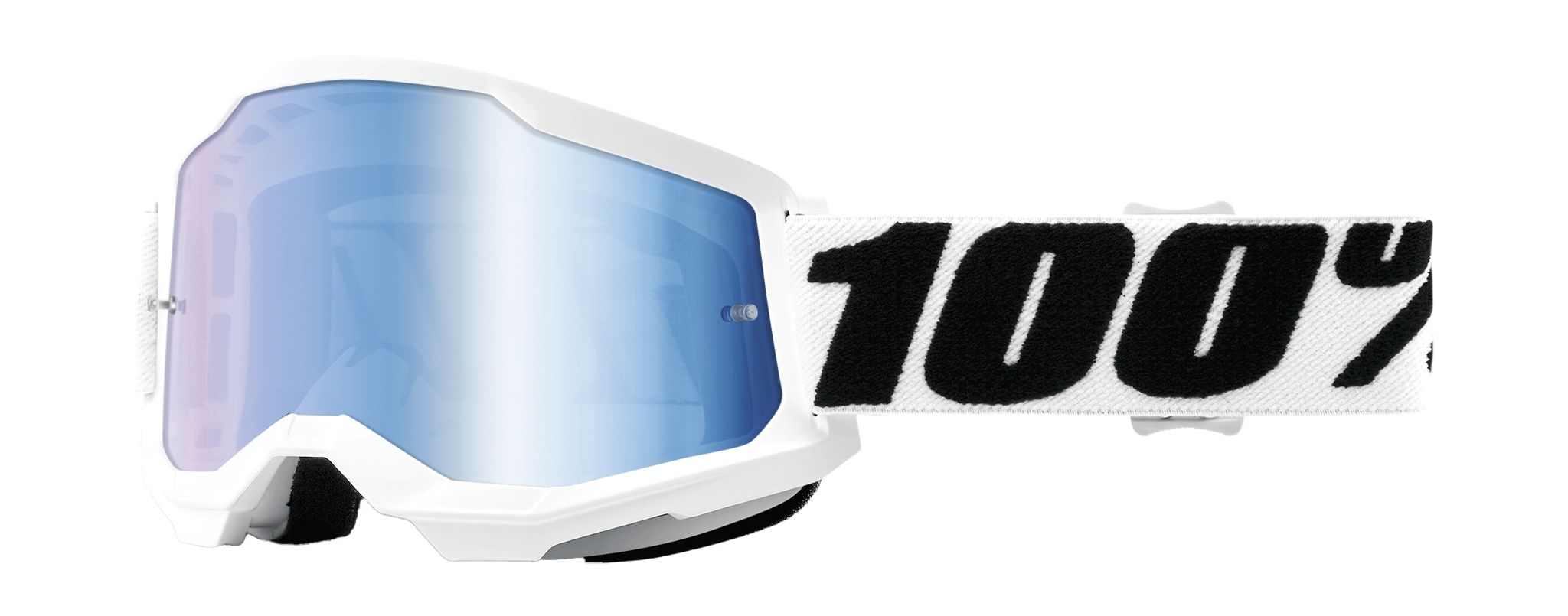 100% Motocross Goggle Strata 2 Everest - Mirror Blue