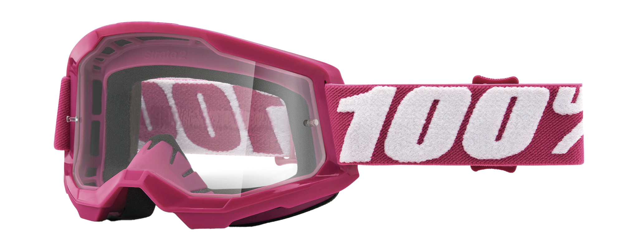 100% Motocross Goggle Strata 2 Fletcher - Clear