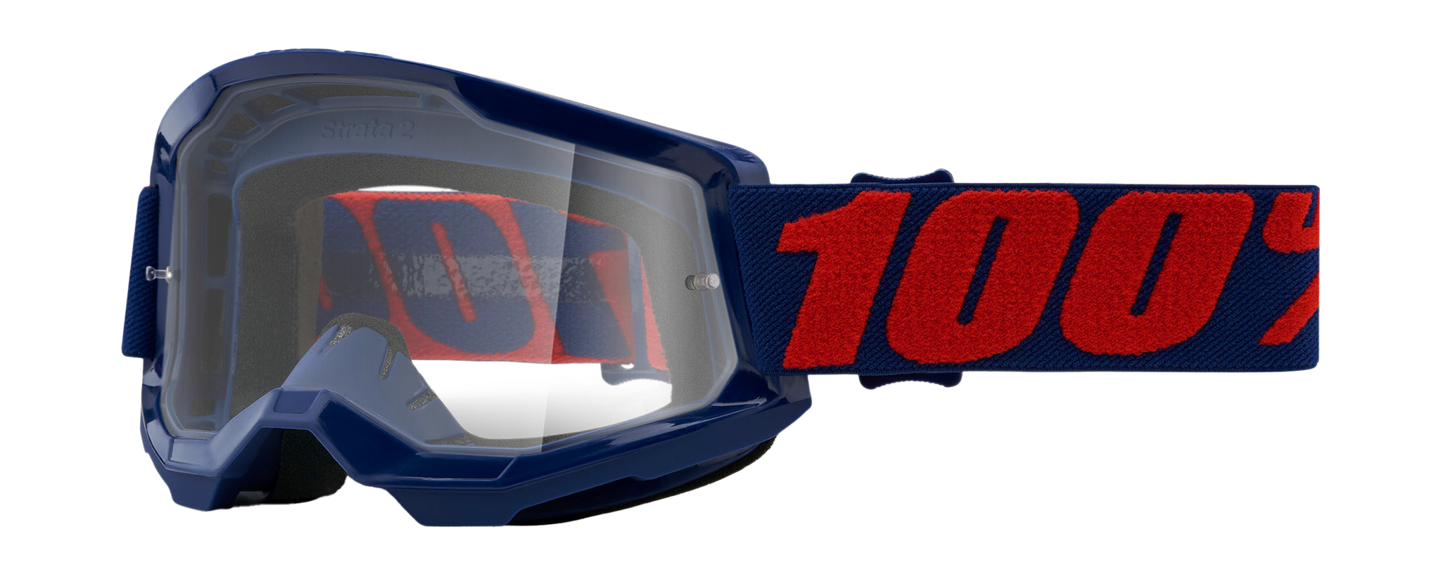 100% Motocross Goggle Strata 2 Masego - Clear