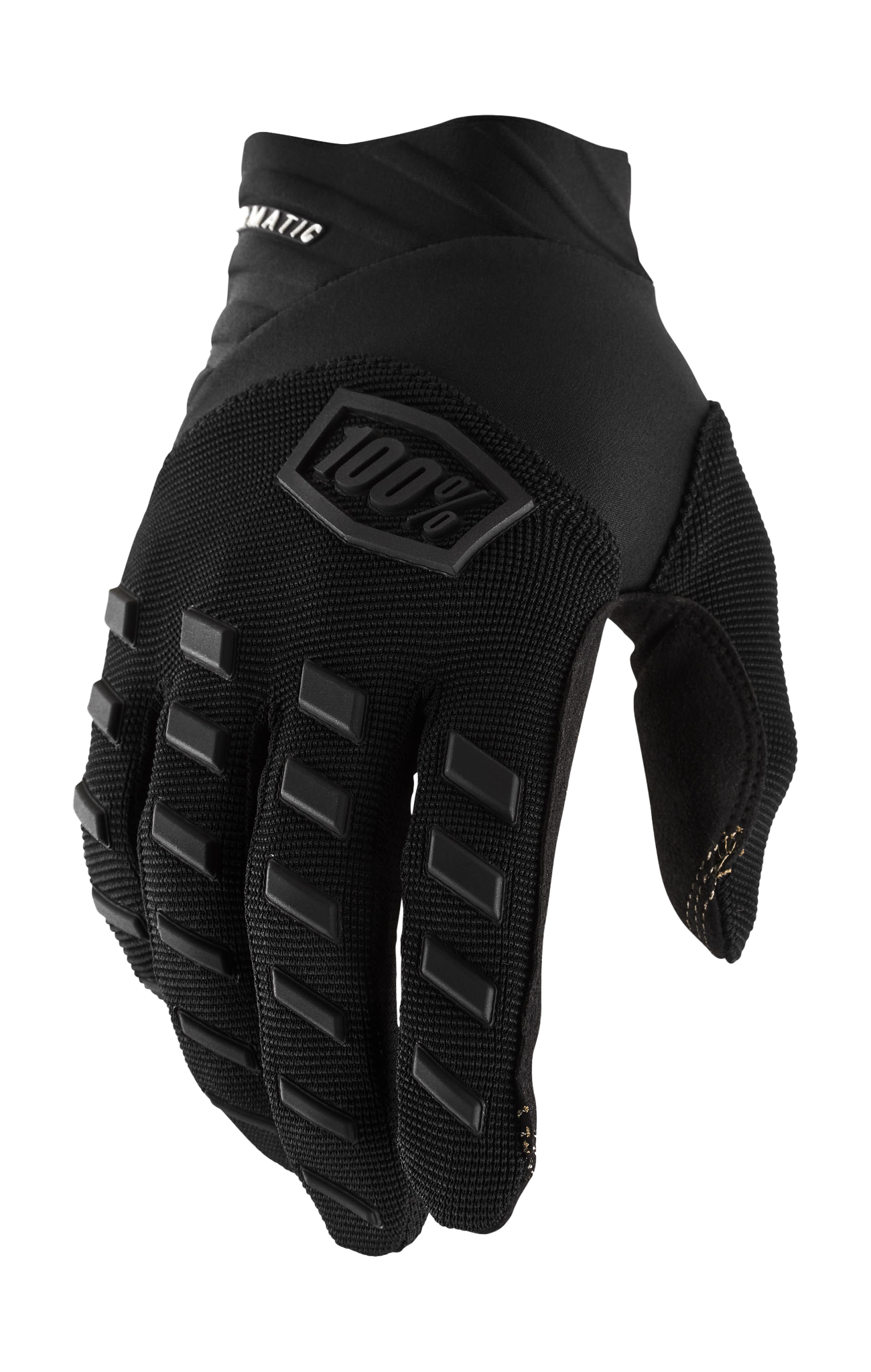 100% Motocross Gloves Airmatic - Black / Charcoal
