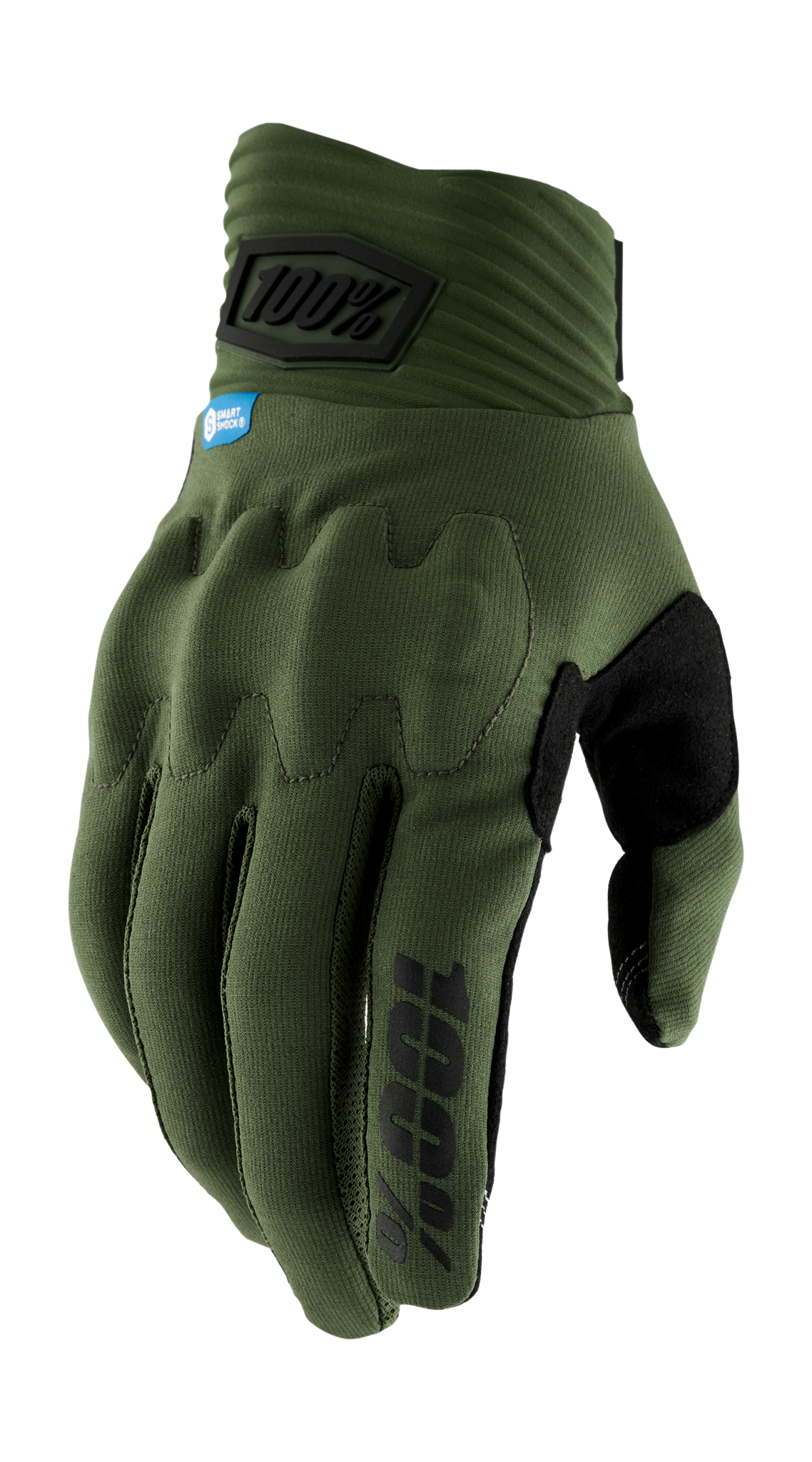 100% Motocross Gloves Cognito Smart - Army Green