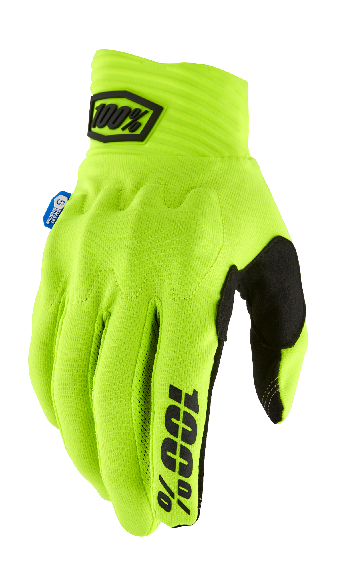 100% Motocross Gloves Cognito Smart - Fluo Yellow