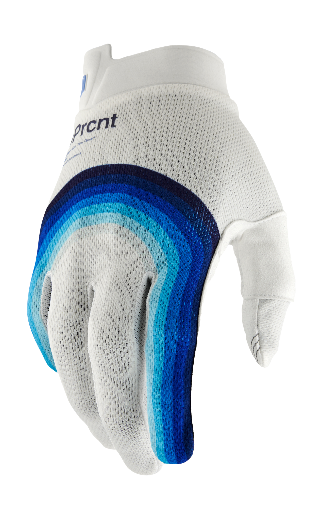 100% Motocross Gloves iTrack Rewind - White