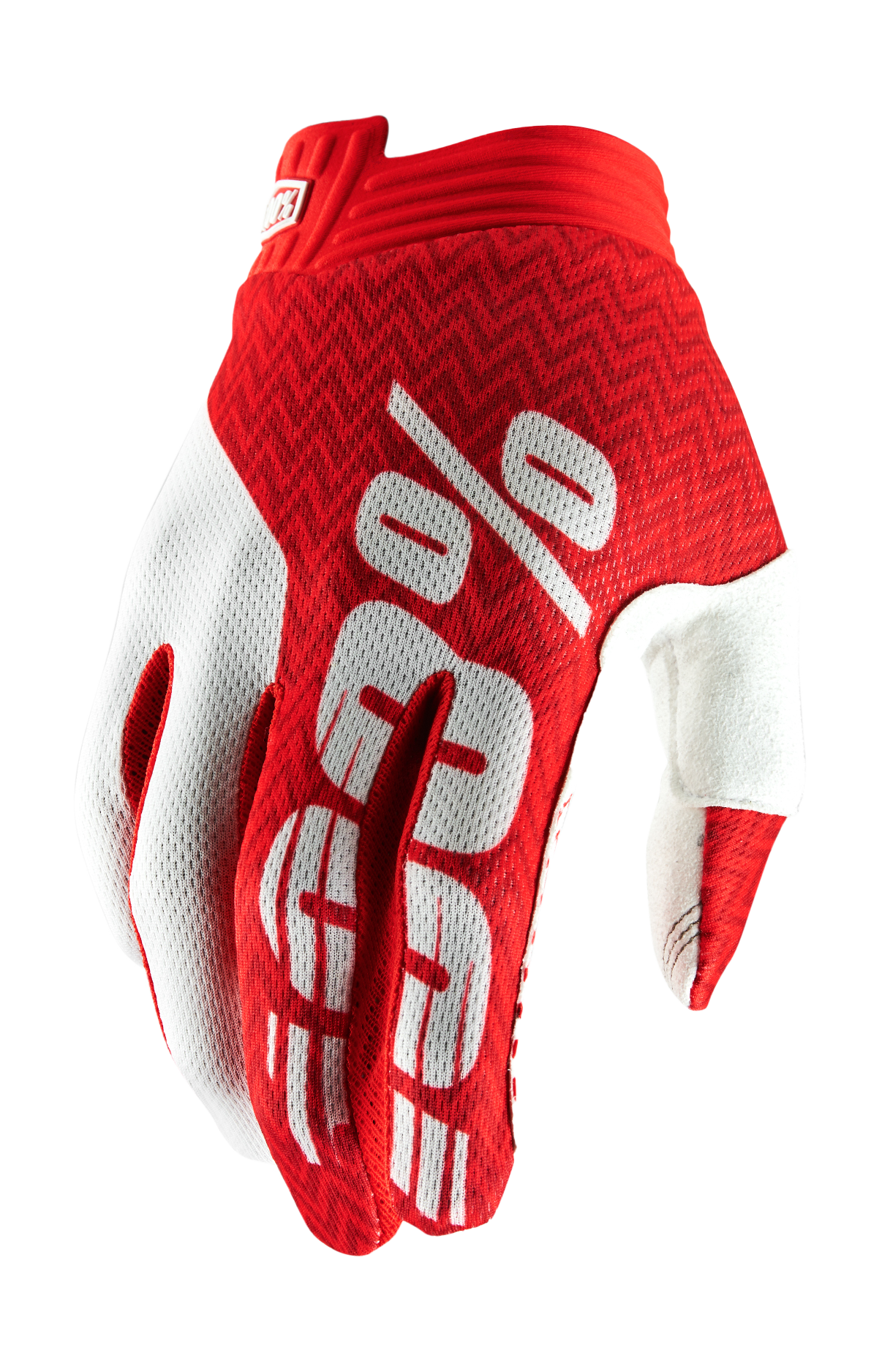 100% Motocross Gloves iTrack - Red / White