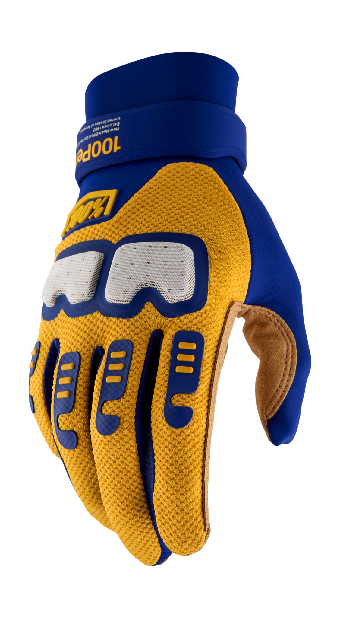 100% Motocross Gloves Langdale - Blue