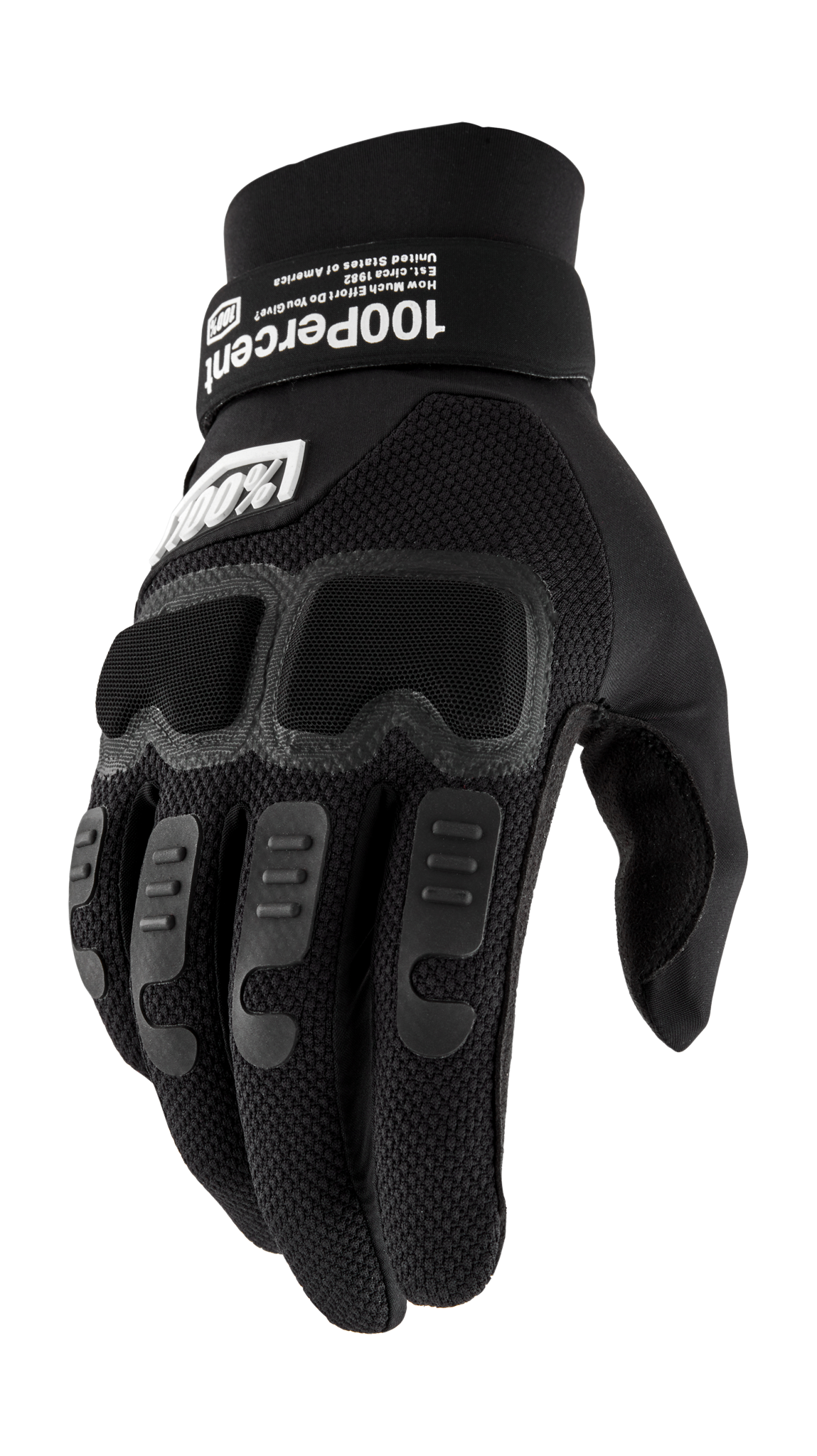 100% Motocross Gloves Langdale - Black