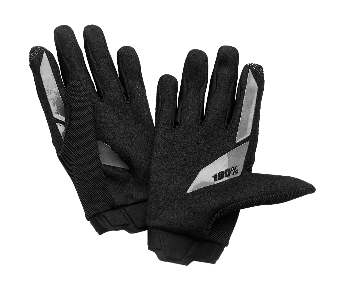 100% Motocross Gloves Ridecamp - Black