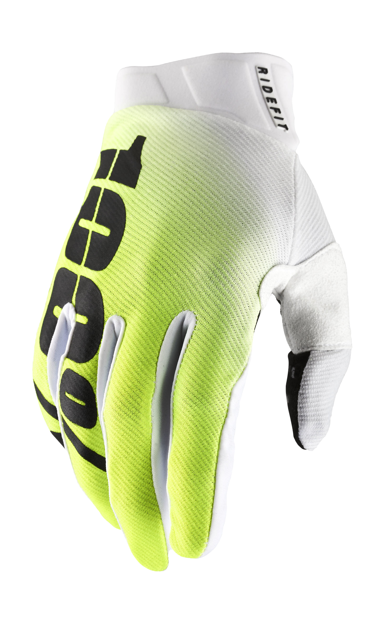 100% Motocross Gloves Ridefit - Korp Yellow