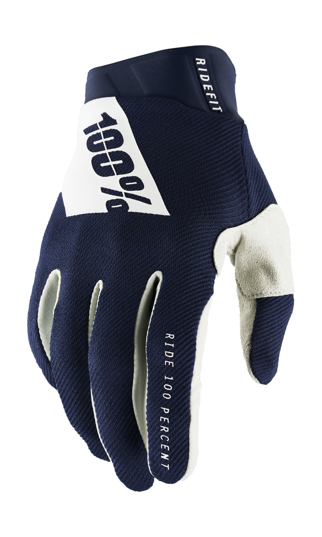100% Motocross Gloves Ridefit - Navy
