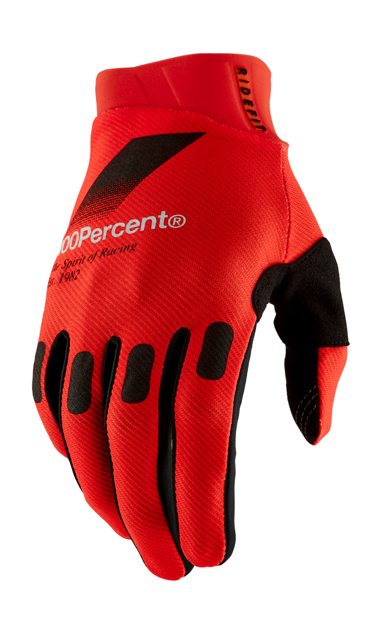 100% Motocross Gloves Ridefit - Red