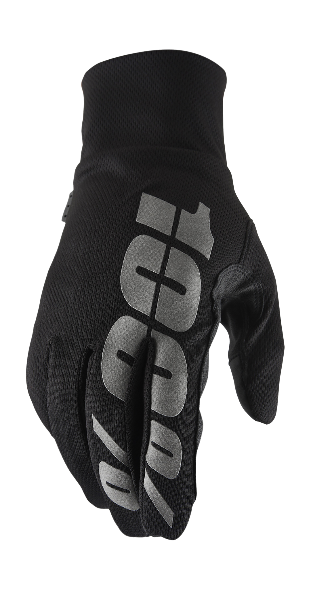 100% Motocross Gloves Winter Hydromatic Waterproof - Black