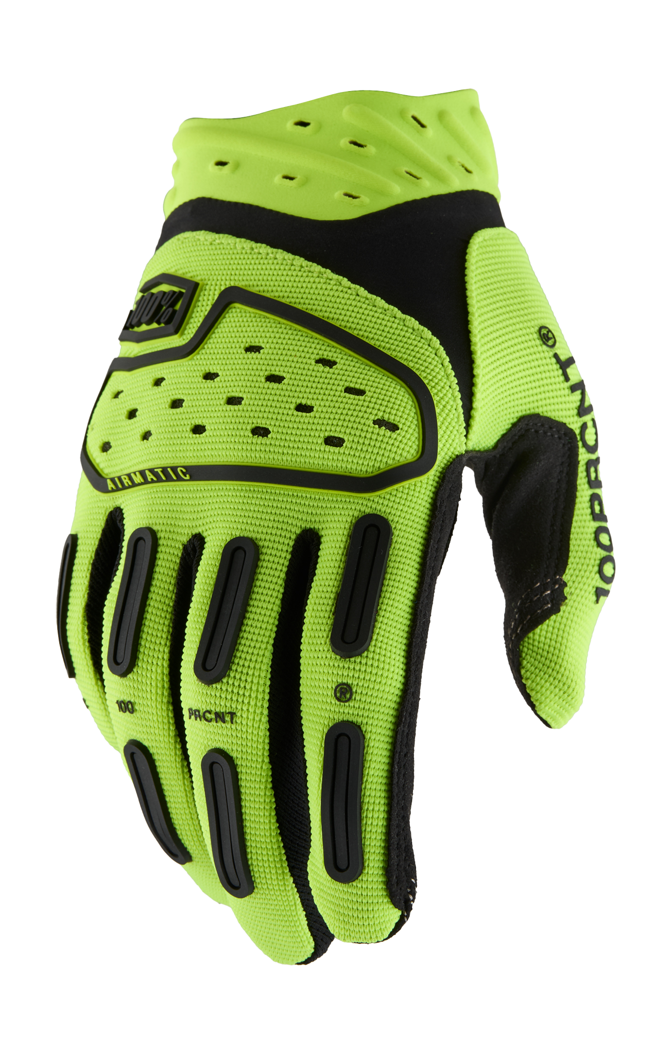 100% Youth Motocross Gloves Airmatic 2 - Fluo Yellow