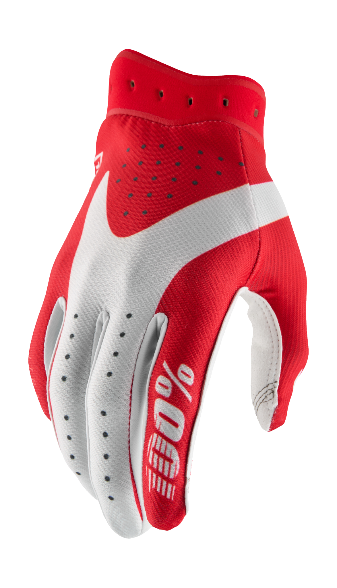 100% Youth Motocross Gloves iTrack - Red
