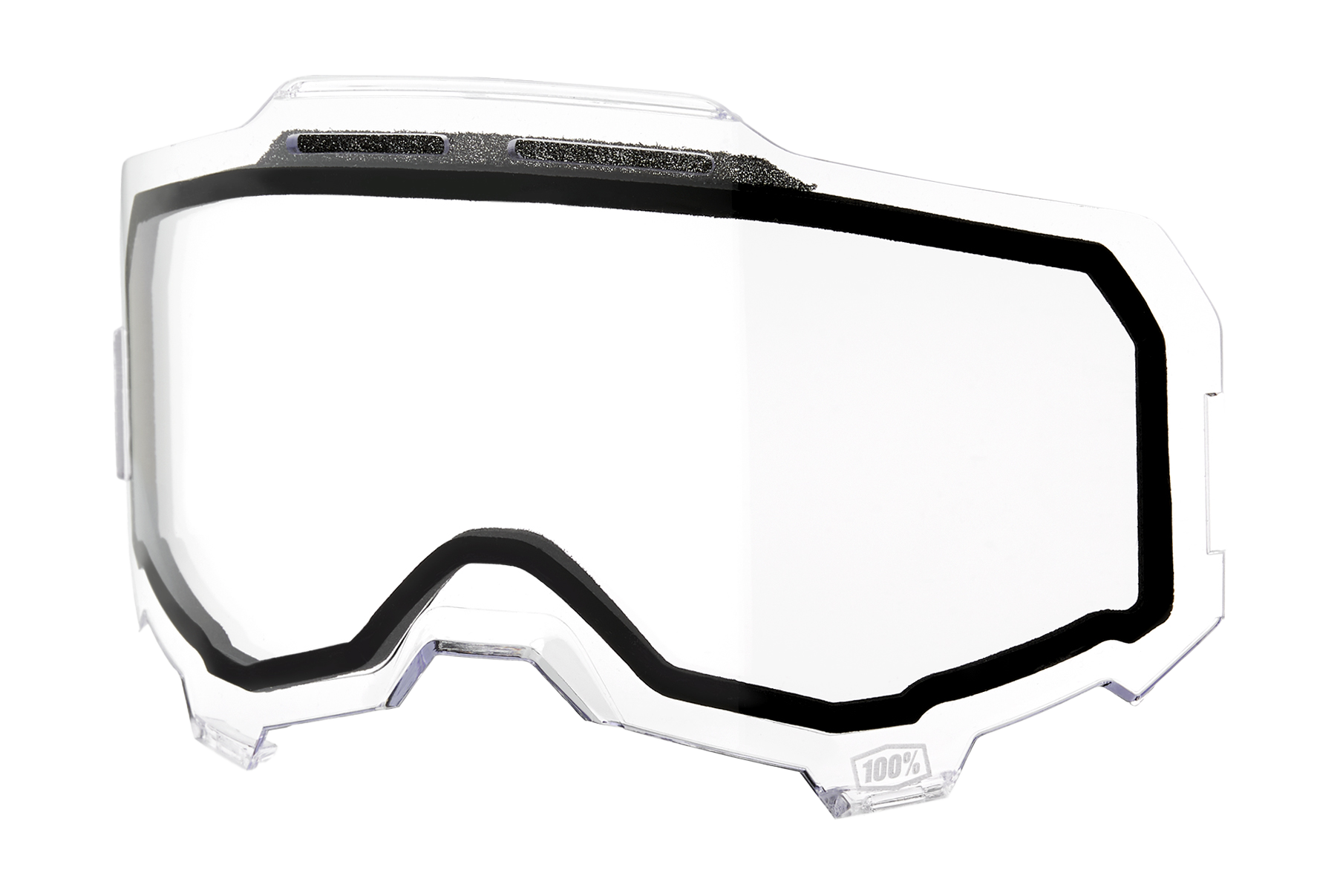 100% Lens ARMEGA / ARMATIC - Injected Dual Vented Clear