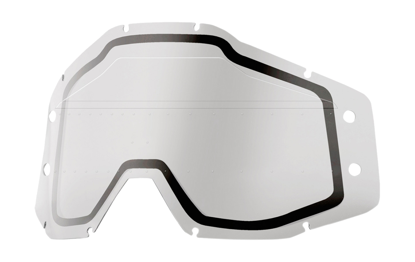 100% Lens / Mud Flap Set Roll-Off Forecast New Generation AC1/ST1 - Dual Sonic with Bumps Clear