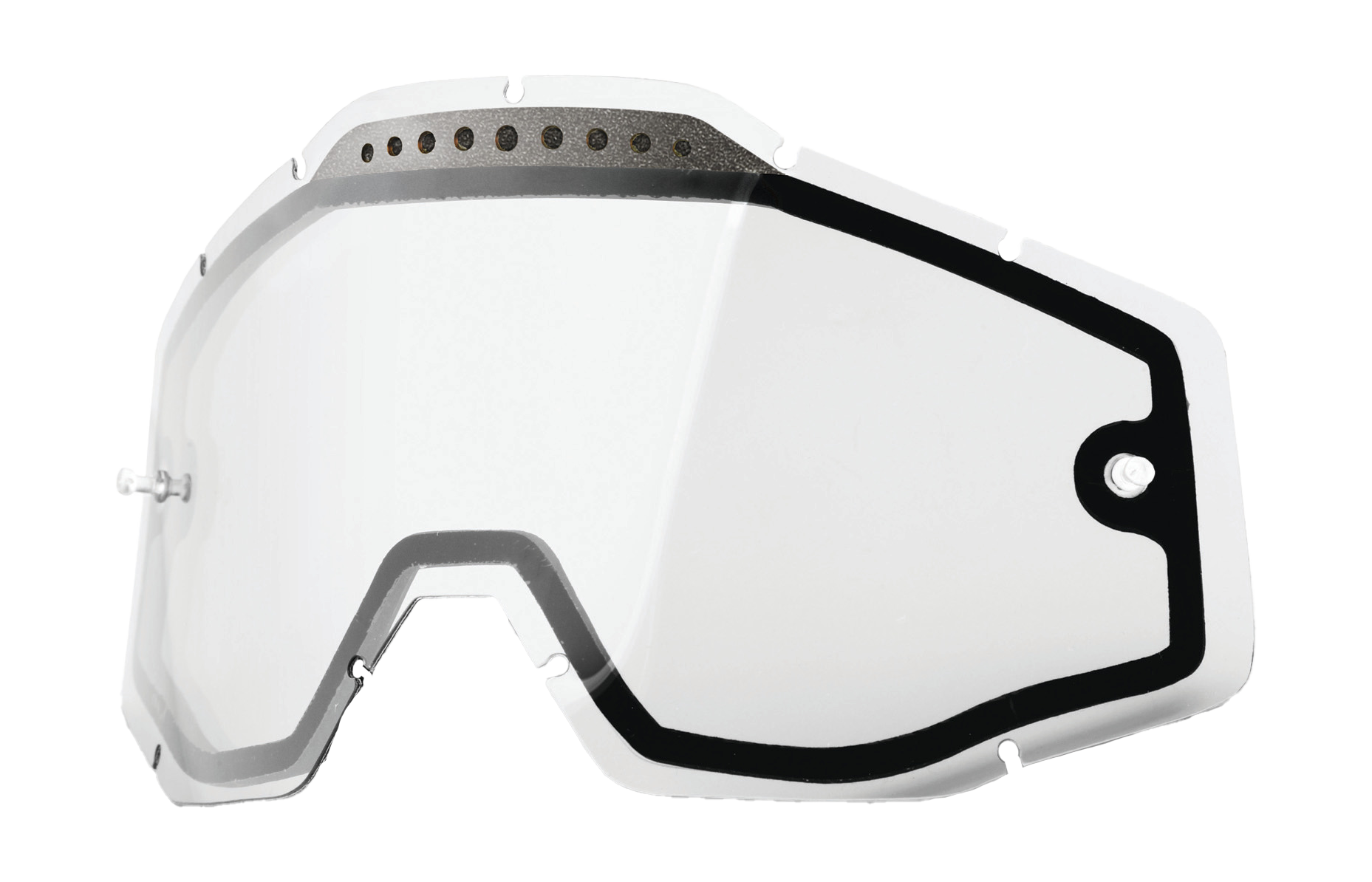 100% Lens RC1/AC1/ST1 - Dual Vented Clear