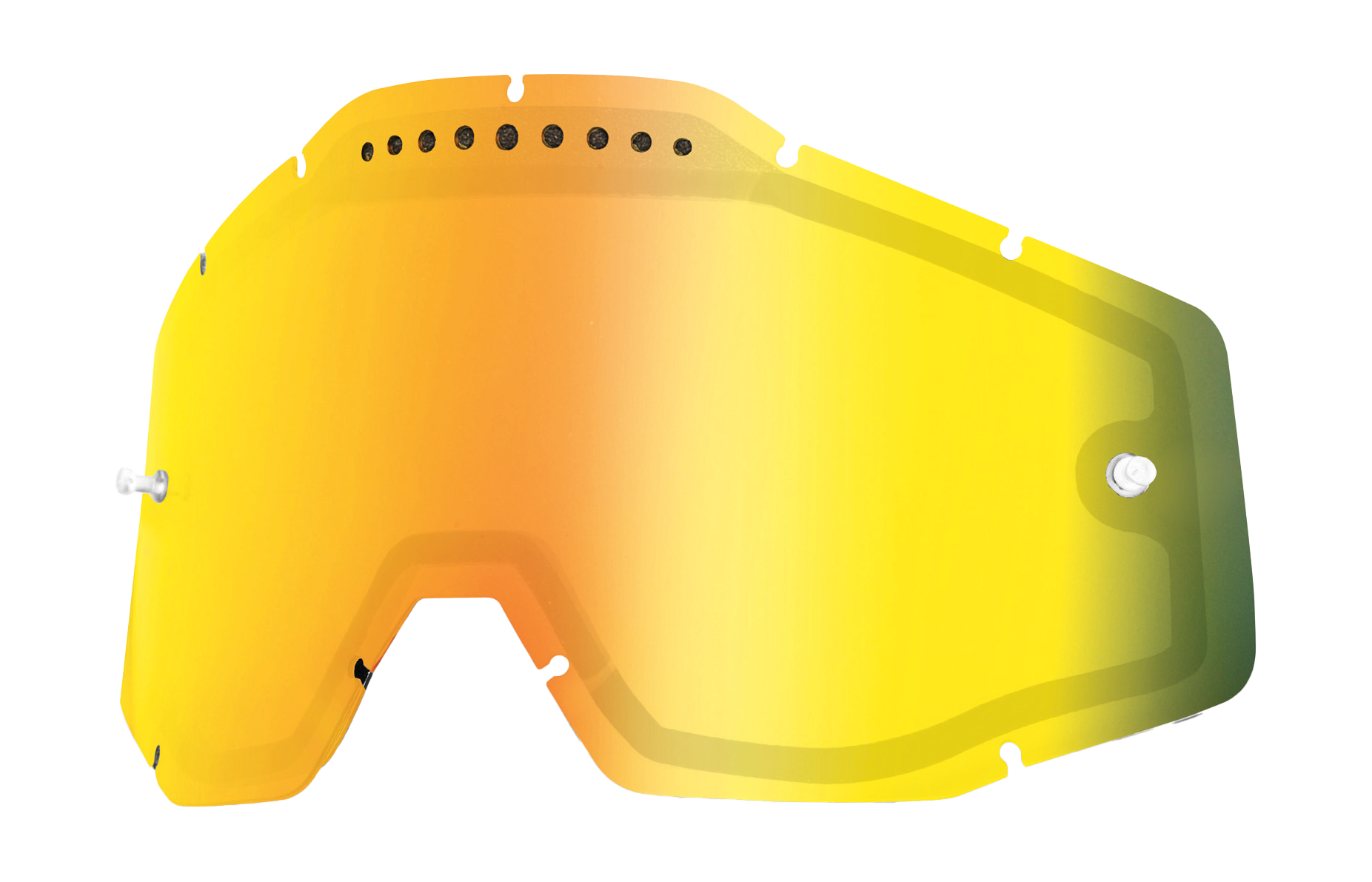 100% Lens RC1/AC1/ST1 - Dual Vented Mirror Gold