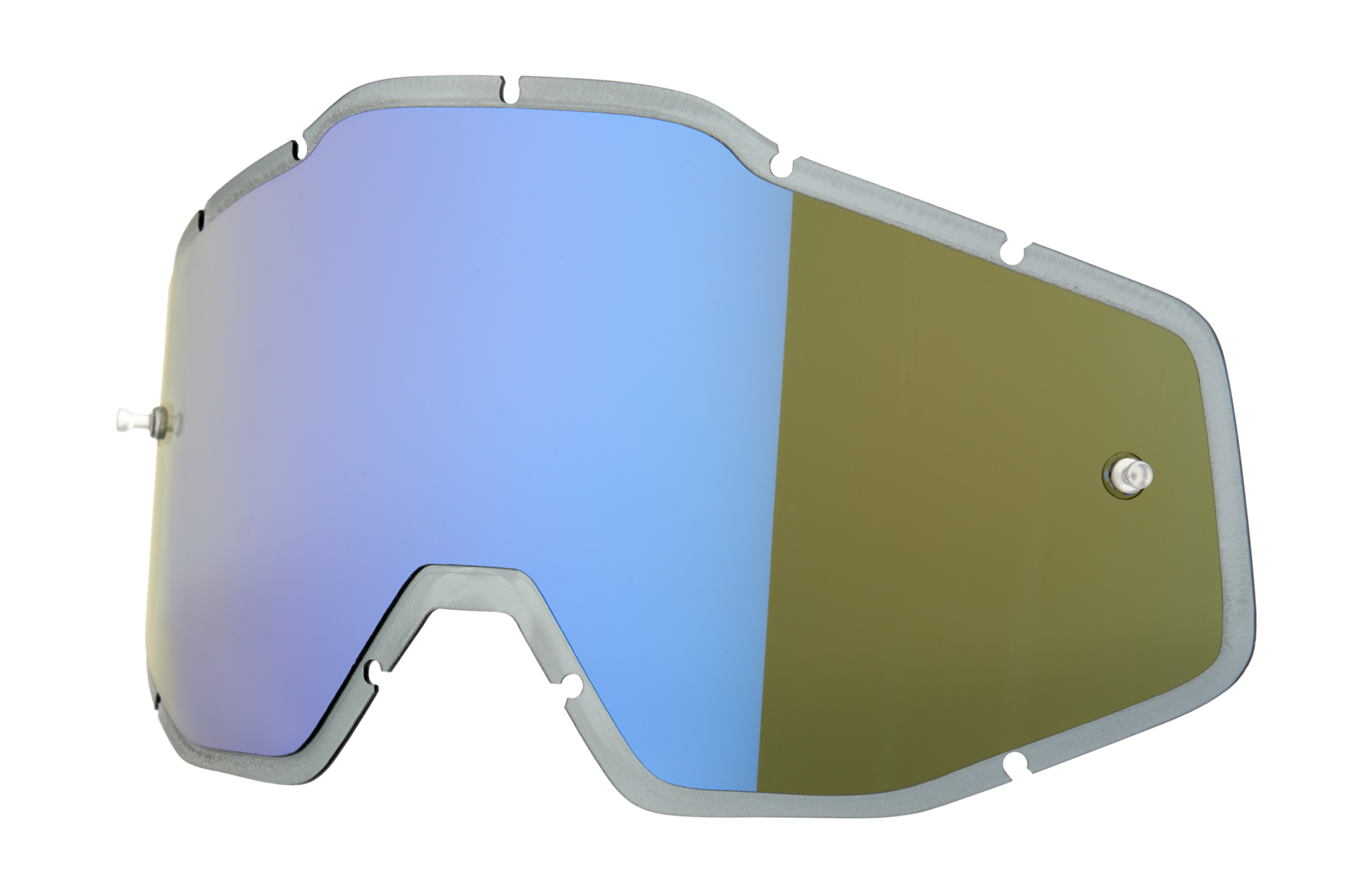 100% Lens RC1/AC1/ST1 - Injected Mirror Blue / Smoke