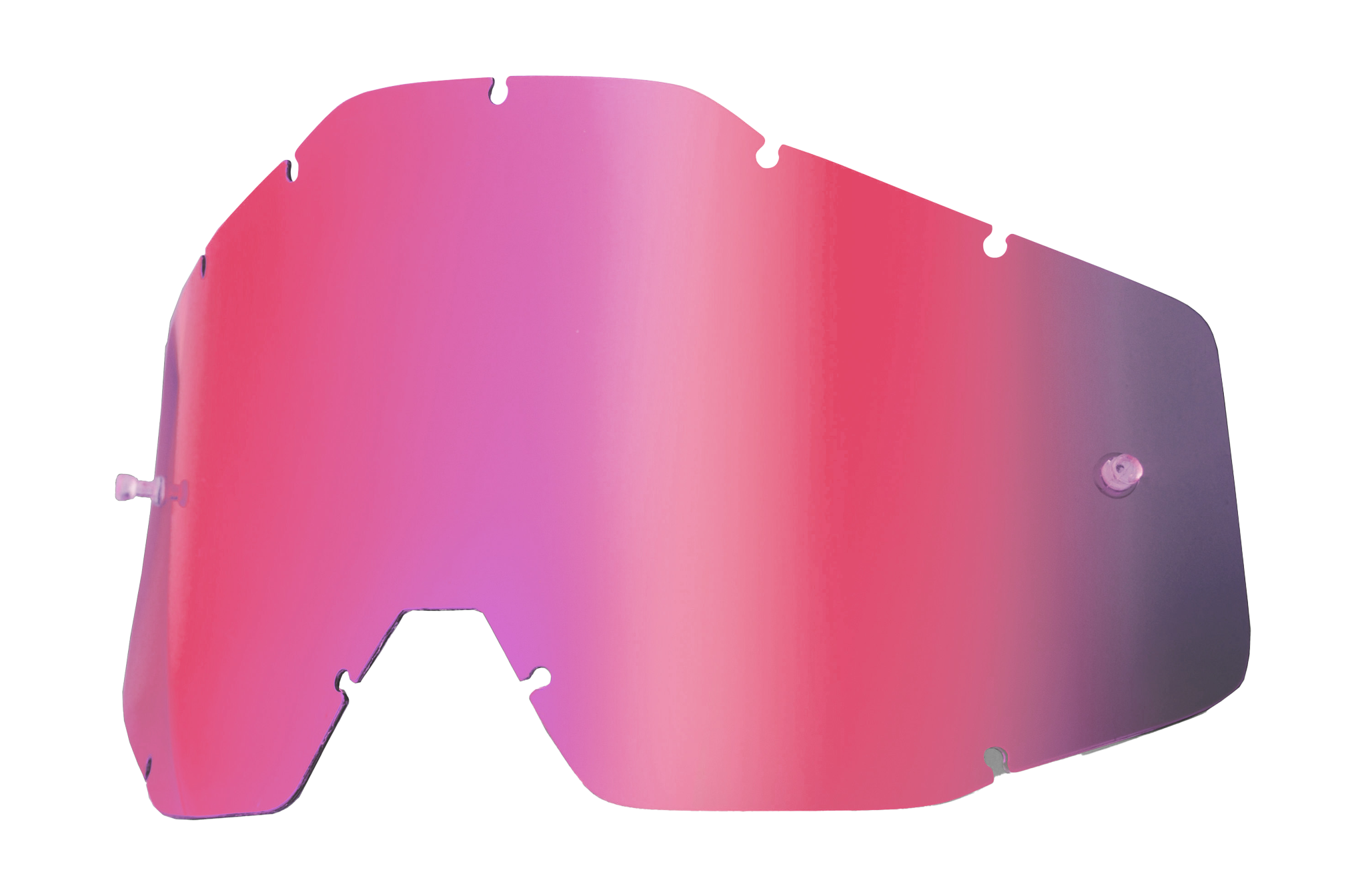 100% Lens RC1/AC1/ST1 - Standard Mirror Pink / Smoke