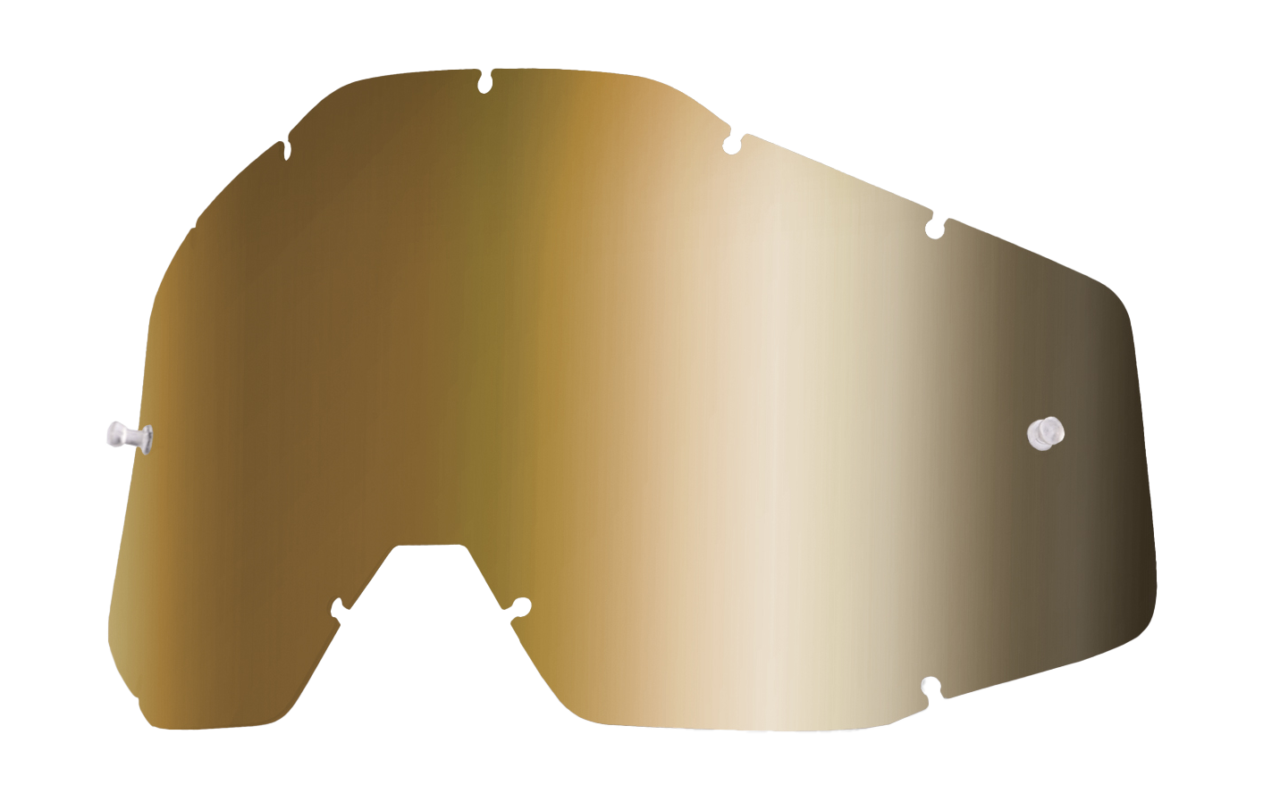 100% Lens RC1/AC1/ST1 - Standard Mirror True Gold