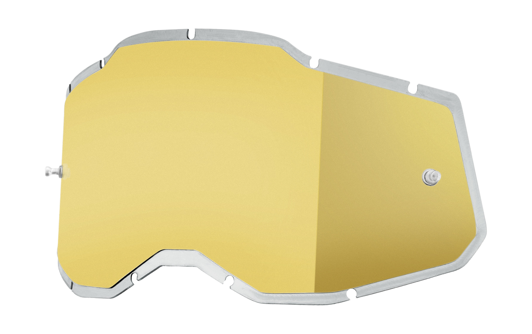 100% Lens RC2/AC2/ST2 - Injected Mirror Gold