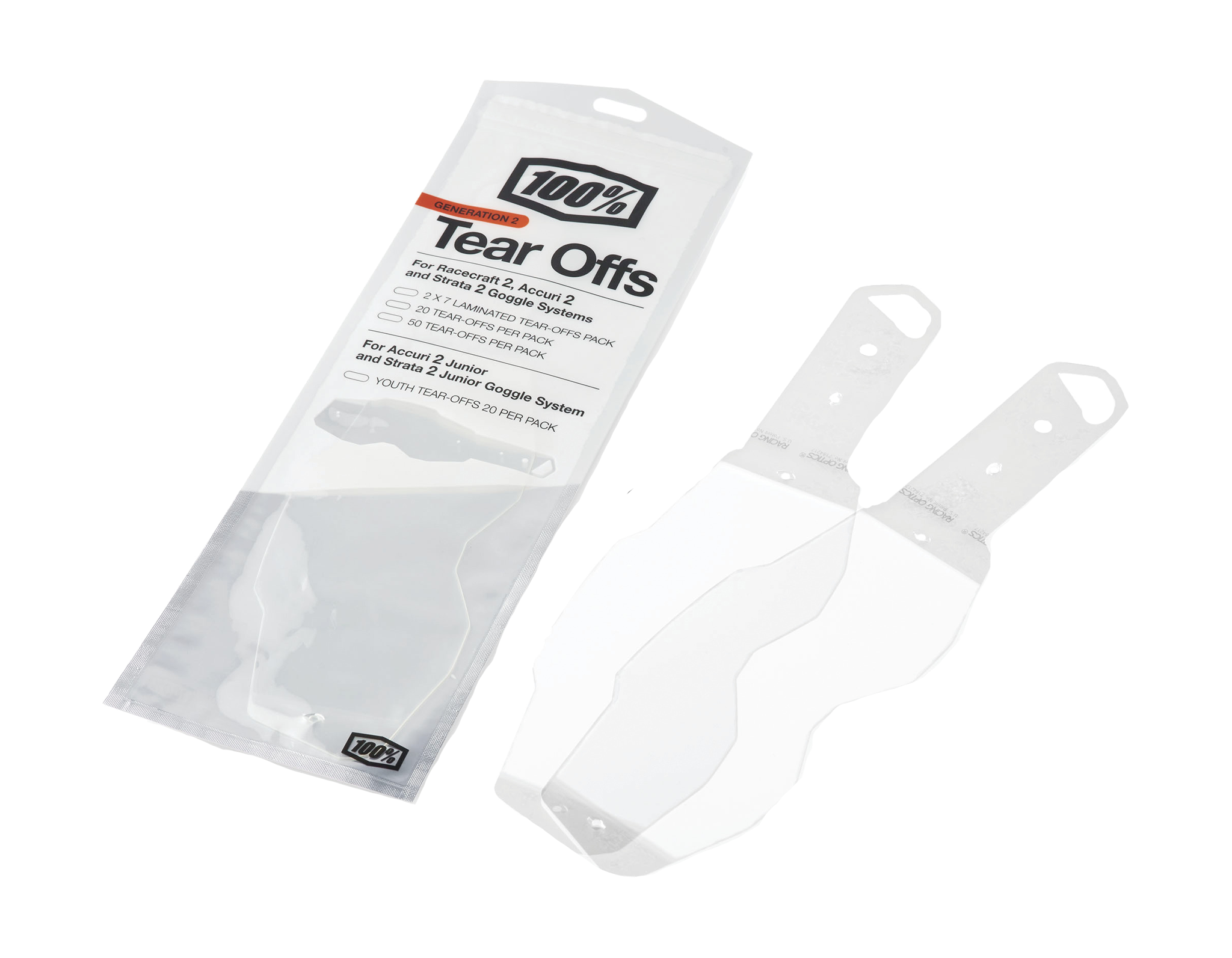 100% Tear-Offs Standard RC2/AC2/ST2