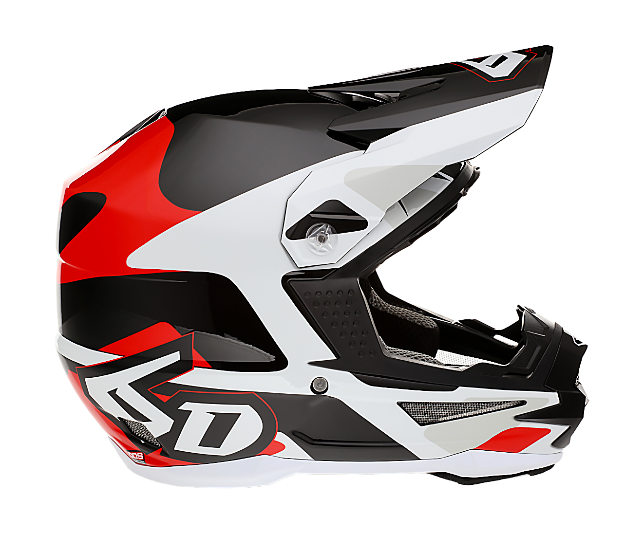 6D Motocross Helmet ATR-1 Apex - Red