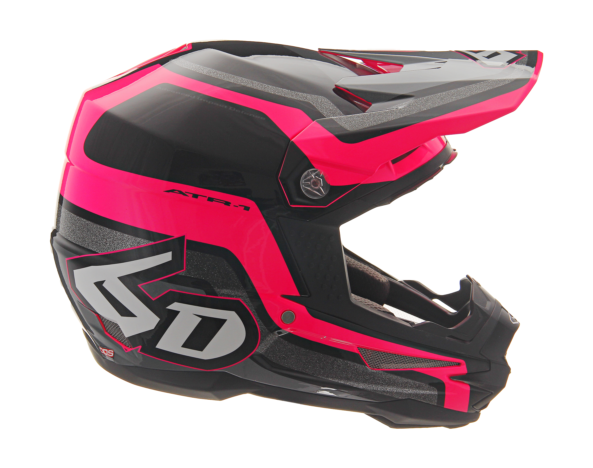 6D Motocross Helmet ATR-1 Fuse - Pink / Black