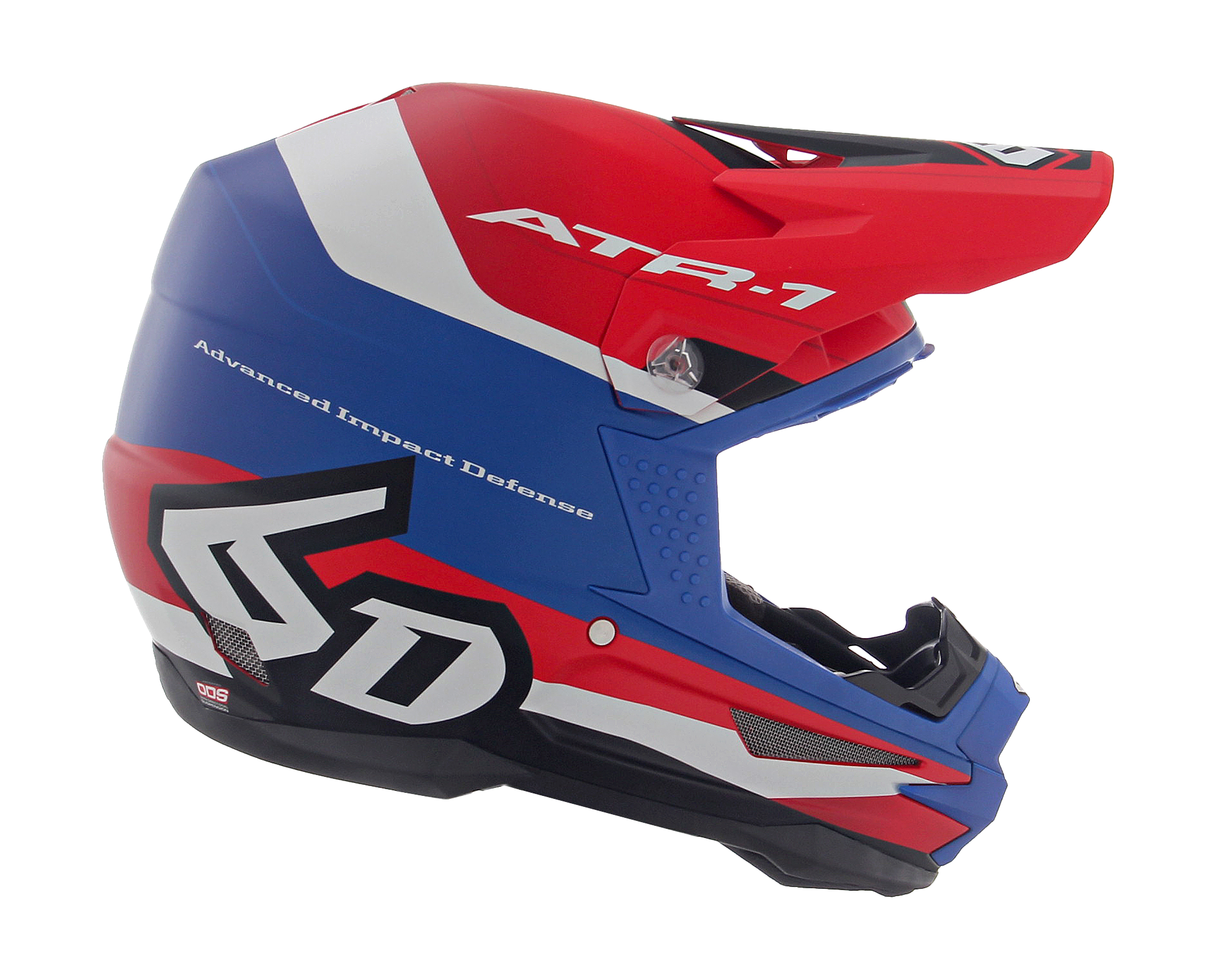 6D Motocross Helmet ATR-1 Pace - Red / White / Blue