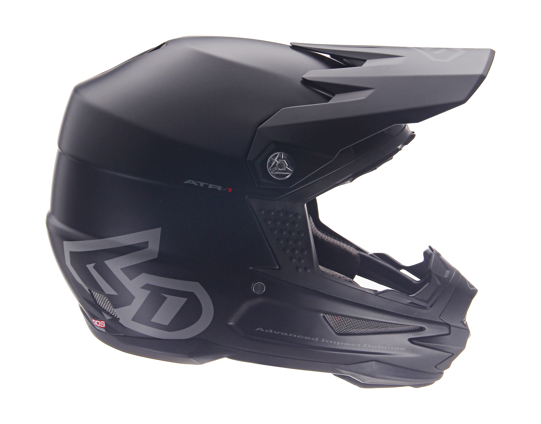 6D Motocross Helmet ATR-1 Solid - Matte Black
