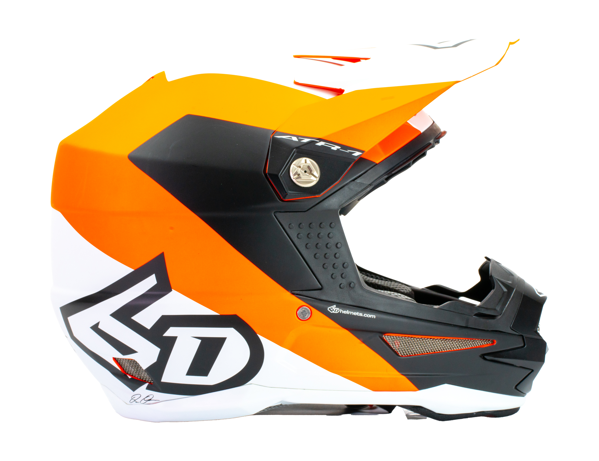 6D Motocross Helmet ATR-1 Wedge - Matte Orange