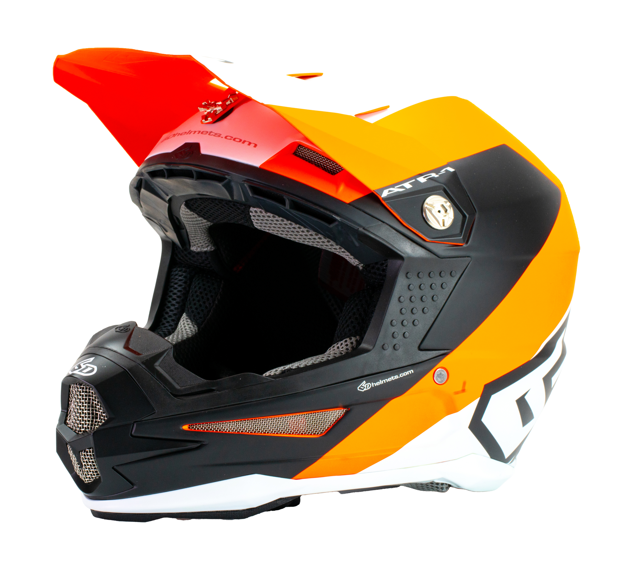 6D Motocross Helmet ATR-1 Wedge - Matte Orange