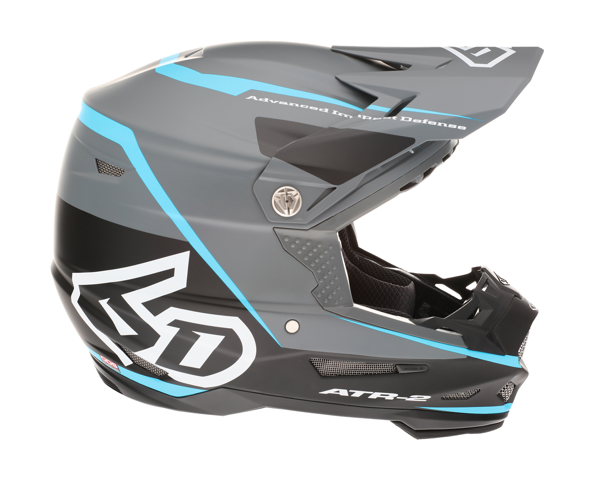6D Motocross Helmet ATR-2 Alpha - Cyan