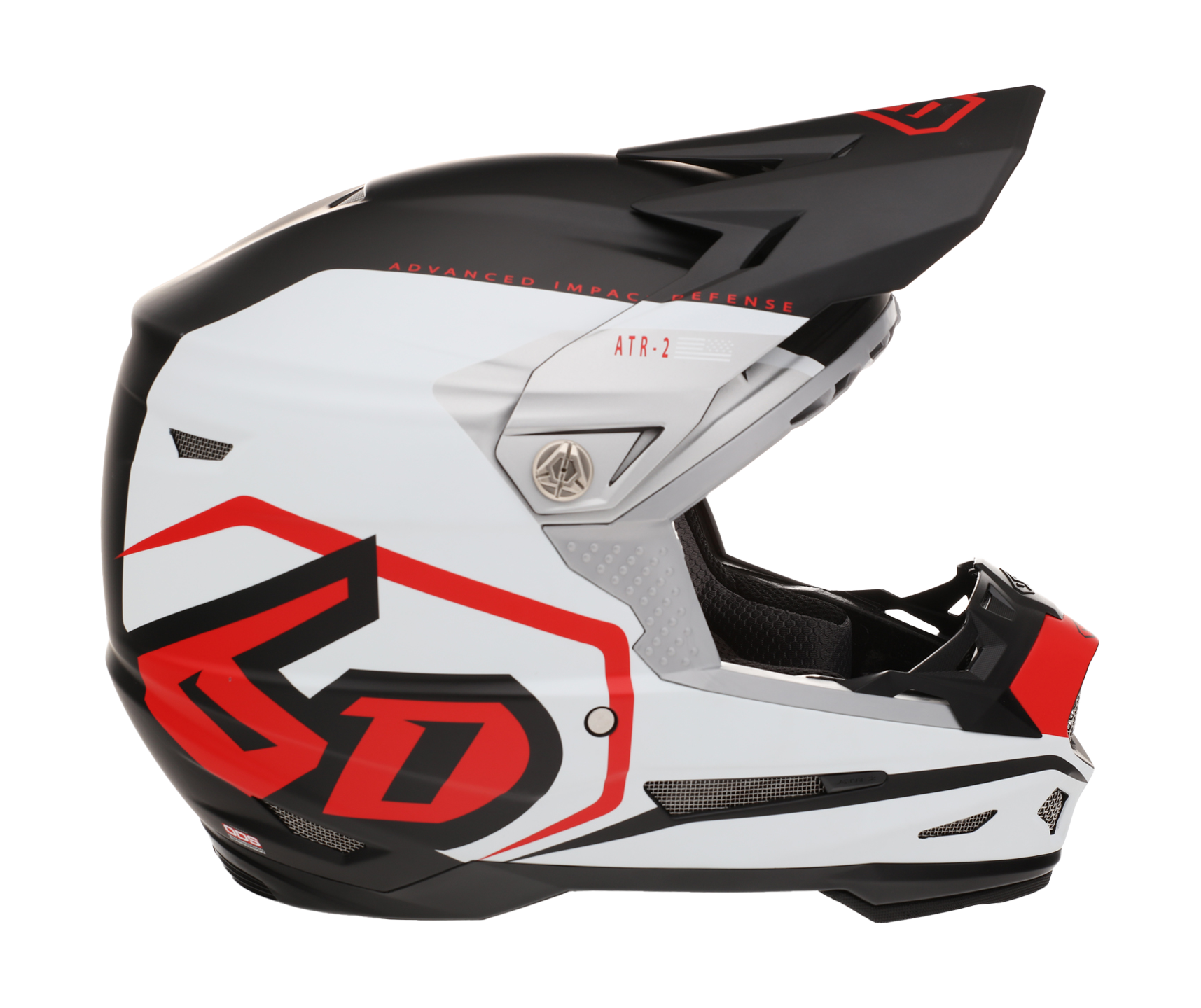 6D Motocross Helmet ATR-2 Delta - Red